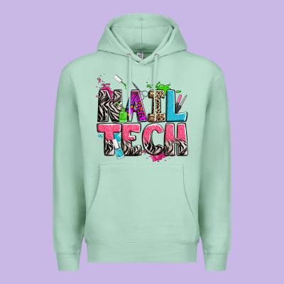 Nail Tech Premium Hoodie Designed By Zillion Design Studio