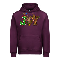 Mauve Wine christmas joy Urban Hoodie - RanaPortraitStore