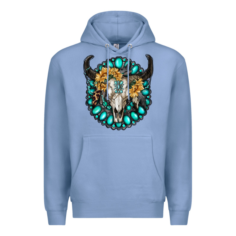 Gamestone With Bull Skull Premium Hoodie by RanaPortraitStore | Teevron