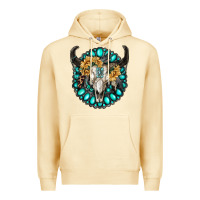 Pina Colada gamestone with bull skull Premium Hoodie - RanaPortraitStore