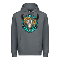 Rock gamestone with bull skull Premium Hoodie - RanaPortraitStore