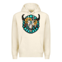 Tofu gamestone with bull skull Premium Hoodie - RanaPortraitStore
