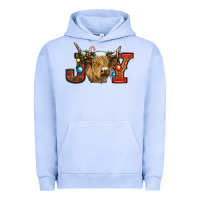 Pigment Grape Ice christmas joy cow Urban Hoodie - RanaPortraitStore