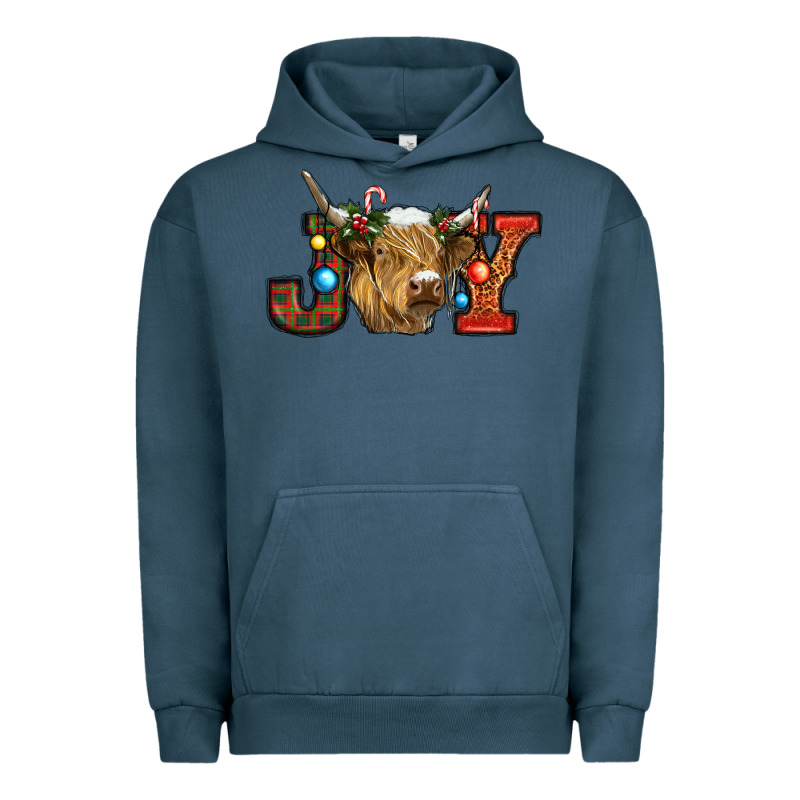 Christmas Joy Cow Urban Hoodie by RanaPortraitStore | Teevron