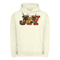 Pigment Pistachio christmas joy cow Urban Hoodie - RanaPortraitStore