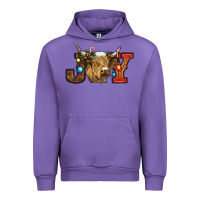 Tulip christmas joy cow Urban Hoodie - RanaPortraitStore