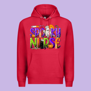 Halloween Spooky Nurse Premium Hoodie Designed By Texasbilliewilder