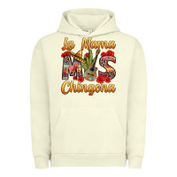 Pigment Pistachio La Mama mas Chingona Urban Hoodie - texasbilliewilder