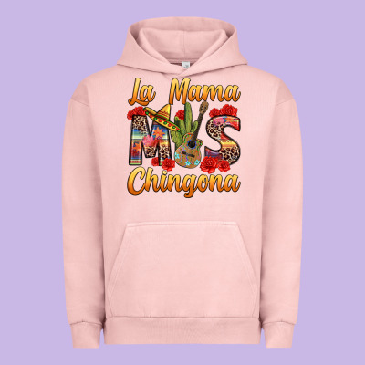 La Mama Mas Chingona Urban Hoodie Designed By Texasbilliewilder