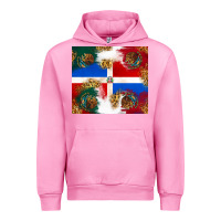 Fuchsia Pink Mexican and Dominican Republic Urban Hoodie - texasbilliewilder