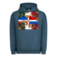 Pigment Midnight Navy Mexican and Dominican Republic Urban Hoodie - texasbilliewilder
