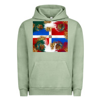 Pigment Oil Green Mexican and Dominican Republic Urban Hoodie - texasbilliewilder