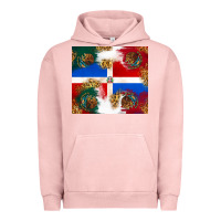 Pigment Salmon Mexican and Dominican Republic Urban Hoodie - texasbilliewilder