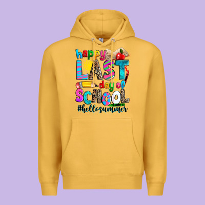 Happy Last Day Of School Premium Hoodie Designed By Zillion Design Studio