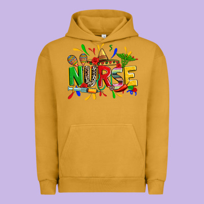 Cinco De Mayo Nurse Urban Hoodie Designed By Zillion Design Studio