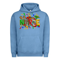 Pigment Pebble Blue cinco de mayo nurse Urban Hoodie - Zillion Design Studio