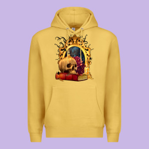 Halloween Skull Candles And Roses Premium Hoodie Designed By Texasbilliewilder