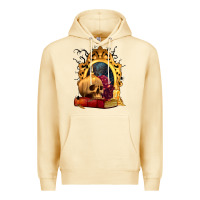 Pina Colada Halloween Skull Candles and Roses Premium Hoodie - texasbilliewilder