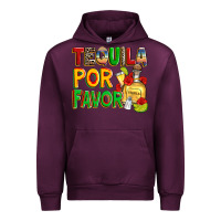 Mauve Wine tequila por favor Urban Hoodie - Zillion Design Studio