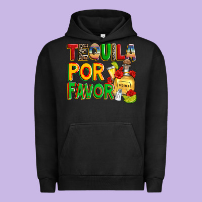 Tequila Por Favor Urban Hoodie Designed By Zillion Design Studio