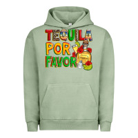 Pigment Oil Green tequila por favor Urban Hoodie - Zillion Design Studio