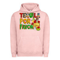 Pigment Salmon tequila por favor Urban Hoodie - Zillion Design Studio