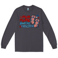 Smoke flip flops fireworks & freedom Long Sleeve Tee - BarkalooDesign