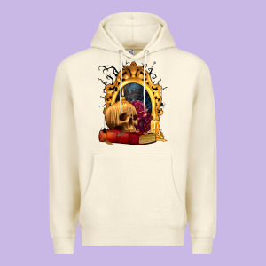 Halloween Skull Candles And Roses Premium Hoodie Designed By Texasbilliewilder