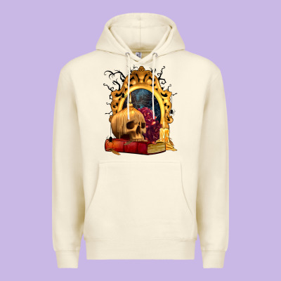 Halloween Skull Candles And Roses Premium Hoodie Designed By Texasbilliewilder