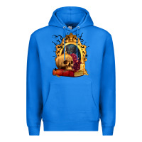 True Royal Halloween Skull Candles and Roses Premium Hoodie - texasbilliewilder