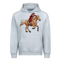Heather Grey christmas cowgirl Urban Hoodie - RanaPortraitStore