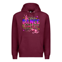 Burgundy dance teacher Premium Hoodie - Zillion Design Studio