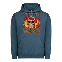 Pigment Midnight Navy Cinco de Mayo Urban Hoodie - texasbilliewilder