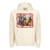 Tofu christmas goats Premium Hoodie - RanaPortraitStore