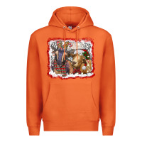 Carrot christmas goats Premium Hoodie - RanaPortraitStore
