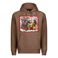 Chestnut christmas goats Premium Hoodie - RanaPortraitStore