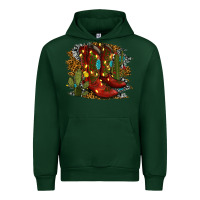 Forest Green christmas cowboy boots Urban Hoodie - RanaPortraitStore