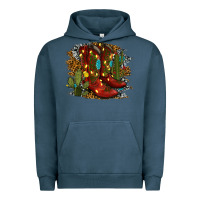 Pigment Midnight Navy christmas cowboy boots Urban Hoodie - RanaPortraitStore