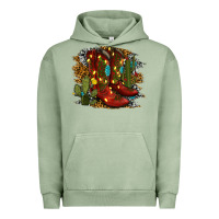 Pigment Oil Green christmas cowboy boots Urban Hoodie - RanaPortraitStore