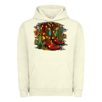 Pigment Pistachio christmas cowboy boots Urban Hoodie - RanaPortraitStore