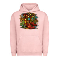 Pigment Salmon christmas cowboy boots Urban Hoodie - RanaPortraitStore