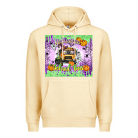 Pina Colada Halloween School Bus Premium Hoodie - texasbilliewilder