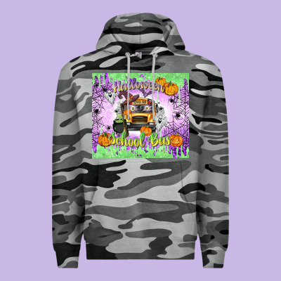 Halloween School Bus Premium Hoodie Designed By Texasbilliewilder