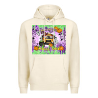 Tofu Halloween School Bus Premium Hoodie - texasbilliewilder