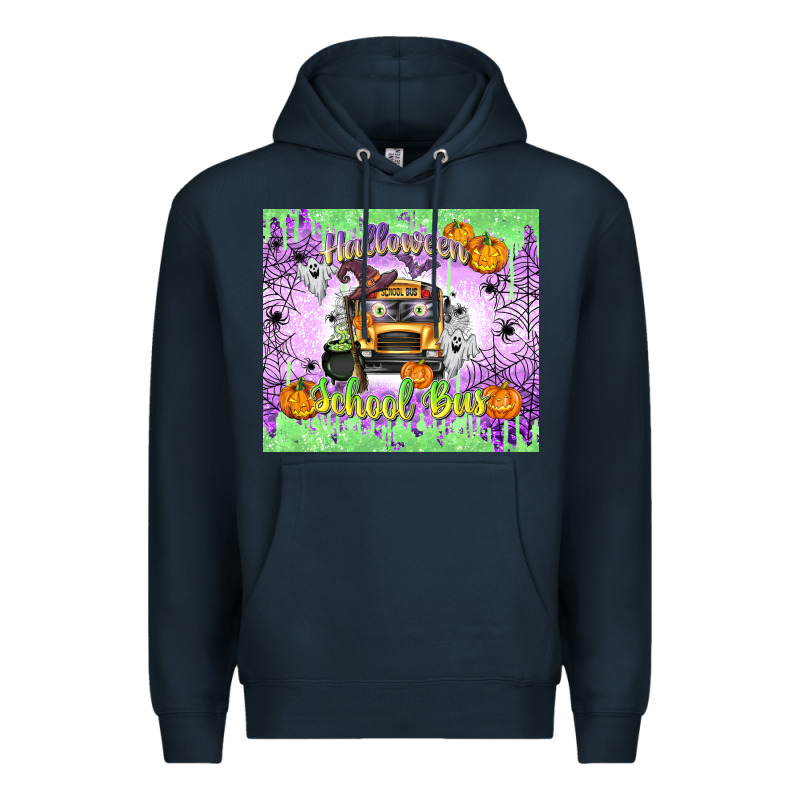 Halloween School Bus Premium Hoodie by texasbilliewilder | Teevron