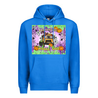 True Royal Halloween School Bus Premium Hoodie - texasbilliewilder