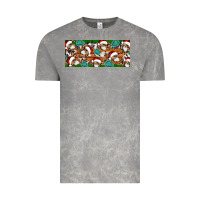 Cloud Rock Santa skeleton christmas Vintage Tee - Artiststas