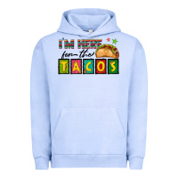 Pigment Grape Ice I'm Here For The Tacos Urban Hoodie - texasbilliewilder