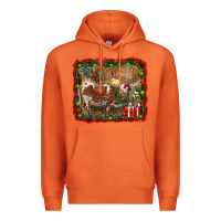 Carrot christmas farm animals Premium Hoodie - RanaPortraitStore
