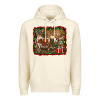 Sandshell christmas farm animals Premium Hoodie - RanaPortraitStore